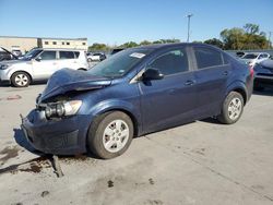 Chevrolet salvage cars for sale: 2015 Chevrolet Sonic LS