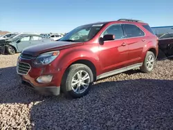 Chevrolet salvage cars for sale: 2016 Chevrolet Equinox LT