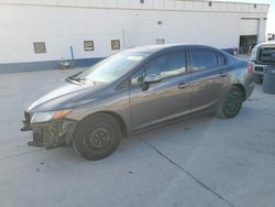 Salvage cars for sale at Farr West, UT auction: 2012 Honda Civic LX