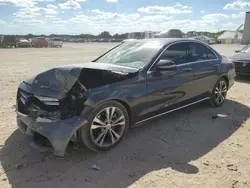 Salvage cars for sale from Copart San Antonio, TX: 2015 Mercedes-Benz C300