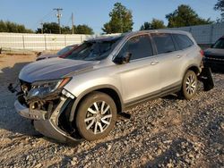 Salvage cars for sale at Oklahoma City, OK auction: 2021 Honda Pilot EXL