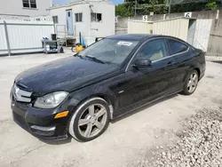 Vehiculos salvage en venta de Copart Opa Locka, FL: 2012 Mercedes-Benz C 250