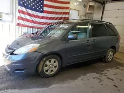 Salvage cars for sale from Copart Lyman, ME: 2009 Toyota Sienna CE