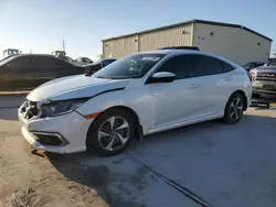 Salvage cars for sale at Haslet, TX auction: 2020 Honda Civic LX