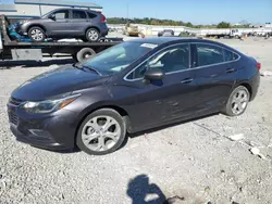 Salvage cars for sale at Earlington, KY auction: 2016 Chevrolet Cruze Premier