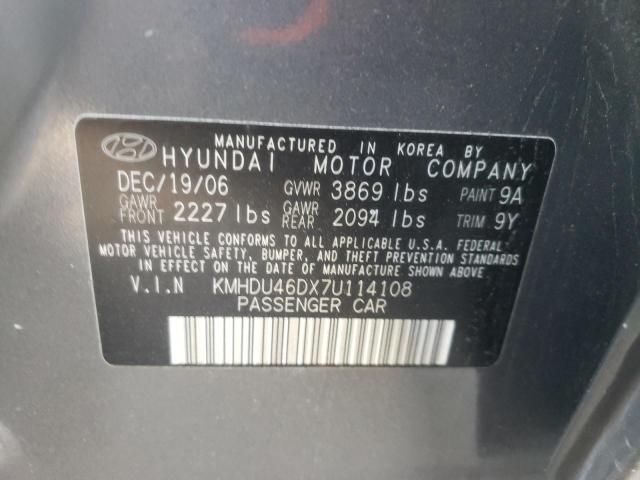 2007 Hyundai Elantra GLS