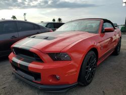 Flood-damaged cars for sale at auction: 2014 Ford Mustang Shelby GT500