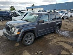 Salvage cars for sale from Copart Woodhaven, MI: 2015 Jeep Patriot Latitude