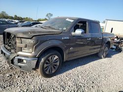 Salvage cars for sale at Hueytown, AL auction: 2015 Ford F150 Supercrew