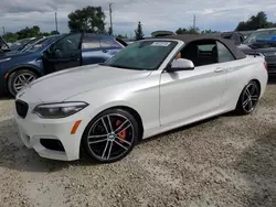 Flood-damaged cars for sale at auction: 2020 BMW 230I