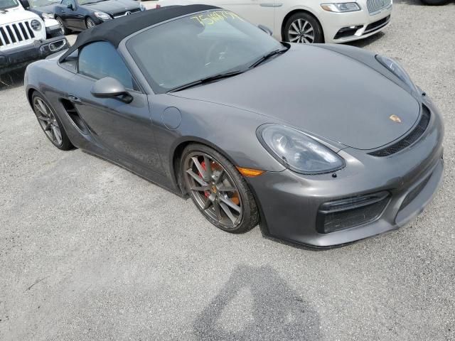 2016 Porsche Boxster Spyder