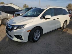 Salvage cars for sale at Pekin, IL auction: 2018 Honda Odyssey EXL