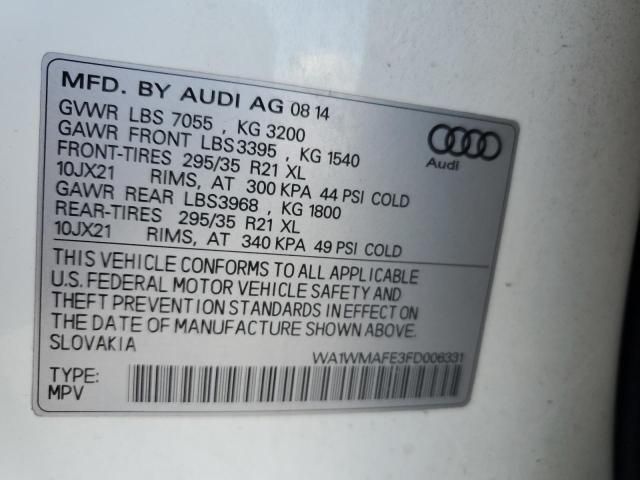 2015 Audi Q7 TDI Prestige