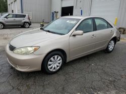 Salvage cars for sale at Savannah, GA auction: 2005 Toyota Camry LE