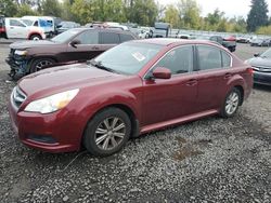 Salvage cars for sale from Copart Portland, OR: 2012 Subaru Legacy 2.5I Premium