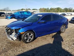 Honda salvage cars for sale: 2020 Honda Civic LX