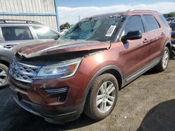 Salvage cars for sale at North Las Vegas, NV auction: 2018 Ford Explorer XLT