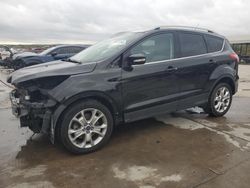 Salvage cars for sale at Grand Prairie, TX auction: 2014 Ford Escape Titanium