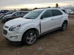 Salvage cars for sale at Davison, MI auction: 2016 Chevrolet Equinox LTZ