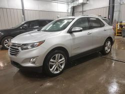 Salvage cars for sale from Copart Casper, WY: 2019 Chevrolet Equinox Premier