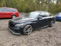 Mercedes-Benz salvage cars for sale: 2018 Mercedes-Benz C 43 4matic AMG