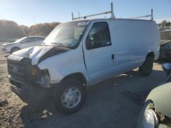 Salvage cars for sale at Windsor, NJ auction: 2008 Ford Econoline E350 Super Duty Van