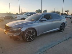 Salvage cars for sale at Oklahoma City, OK auction: 2020 Honda Accord Sport