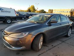 Salvage cars for sale at Littleton, CO auction: 2015 Chrysler 200 Limited