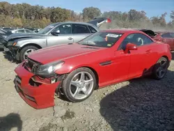 Salvage cars for sale at Waldorf, MD auction: 2012 Mercedes-Benz SLK 350