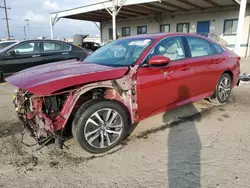 Salvage cars for sale at Los Angeles, CA auction: 2021 Honda Accord Hybrid EX