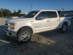 Salvage cars for sale from Copart Tifton, GA: 2015 Ford F150 Supercrew