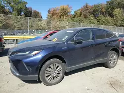 Salvage cars for sale at Waldorf, MD auction: 2021 Toyota Venza LE