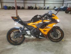 Salvage motorcycles for sale at Knightdale, NC auction: 2019 Kawasaki EX650 F