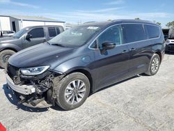 Salvage cars for sale at Tulsa, OK auction: 2021 Chrysler Pacifica Hybrid Touring L