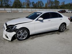 Mercedes-Benz salvage cars for sale: 2015 Mercedes-Benz C 300 4matic