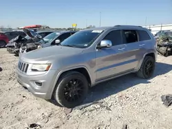 Salvage cars for sale at Cahokia Heights, IL auction: 2014 Jeep Grand Cherokee Overland