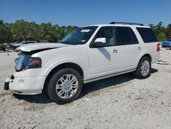 Salvage cars for sale at Houston, TX auction: 2013 Ford Expedition Limited