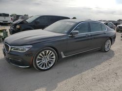 Salvage cars for sale at San Antonio, TX auction: 2016 BMW 750 I