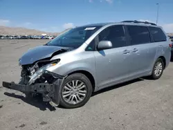 Salvage cars for sale at North Las Vegas, NV auction: 2015 Toyota Sienna XLE