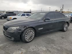 Salvage cars for sale at Sun Valley, CA auction: 2009 BMW 750 I