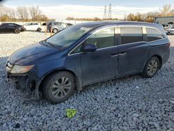 Salvage cars for sale at Barberton, OH auction: 2017 Honda Odyssey EXL