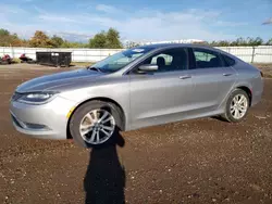 Salvage cars for sale at Columbia Station, OH auction: 2015 Chrysler 200 Limited