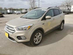 Salvage cars for sale at Kansas City, KS auction: 2018 Ford Escape SE