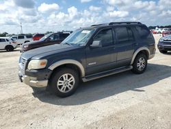 Salvage cars for sale at Arcadia, FL auction: 2007 Ford Explorer Eddie Bauer