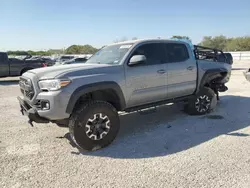 Salvage cars for sale at San Antonio, TX auction: 2019 Toyota Tacoma Double Cab