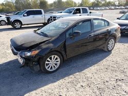 Honda salvage cars for sale: 2012 Honda Civic EXL