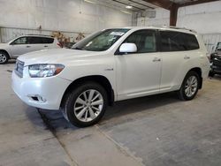 Salvage cars for sale at Milwaukee, WI auction: 2009 Toyota Highlander Hybrid Limited