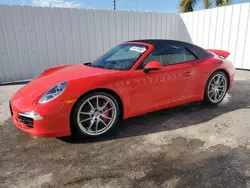 Flood-damaged cars for sale at auction: 2012 Porsche 911 Carrera S