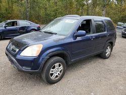 Salvage cars for sale at Cookstown, ON auction: 2004 Honda CR-V EX