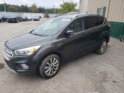 Vehiculos salvage en venta de Copart Angola, NY: 2017 Ford Escape Titanium